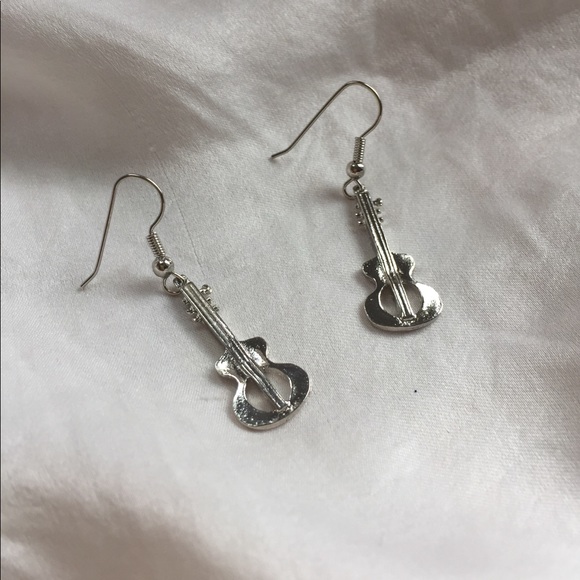 Guitar Earrings - Picture 3 of 3